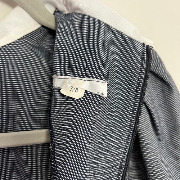 Vintage ACT 1 New York Peplum Pencil Midi Dress Puff Sleeves Collared with Tie 2 - Picture 13 of 16